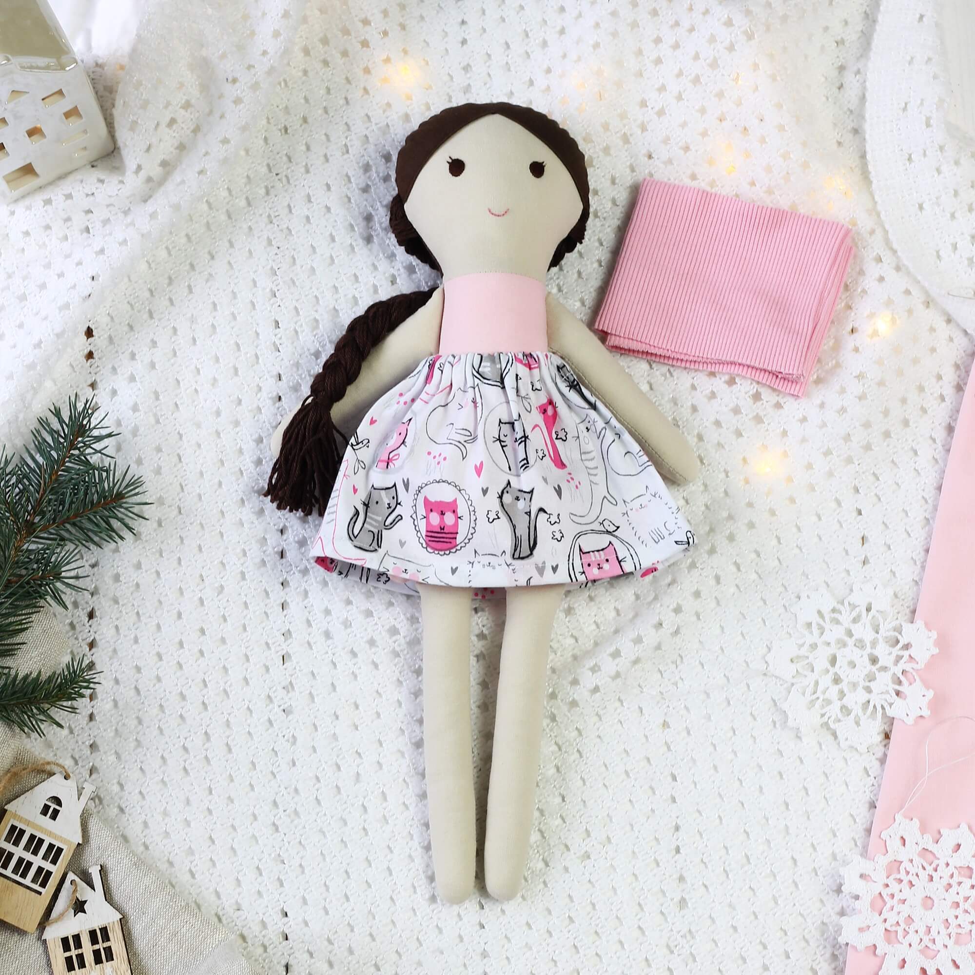 lalka szmaciana dla dziewczynki