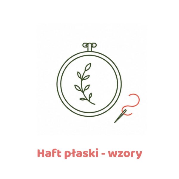 Wzory - haft płaski
