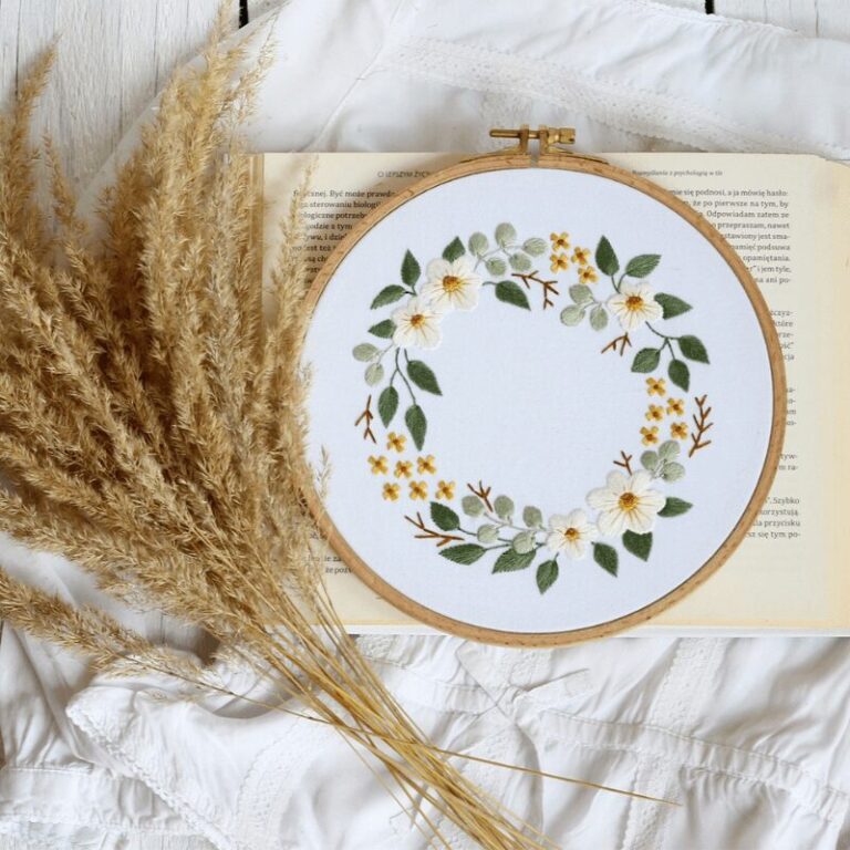 Wzory - haft płaski